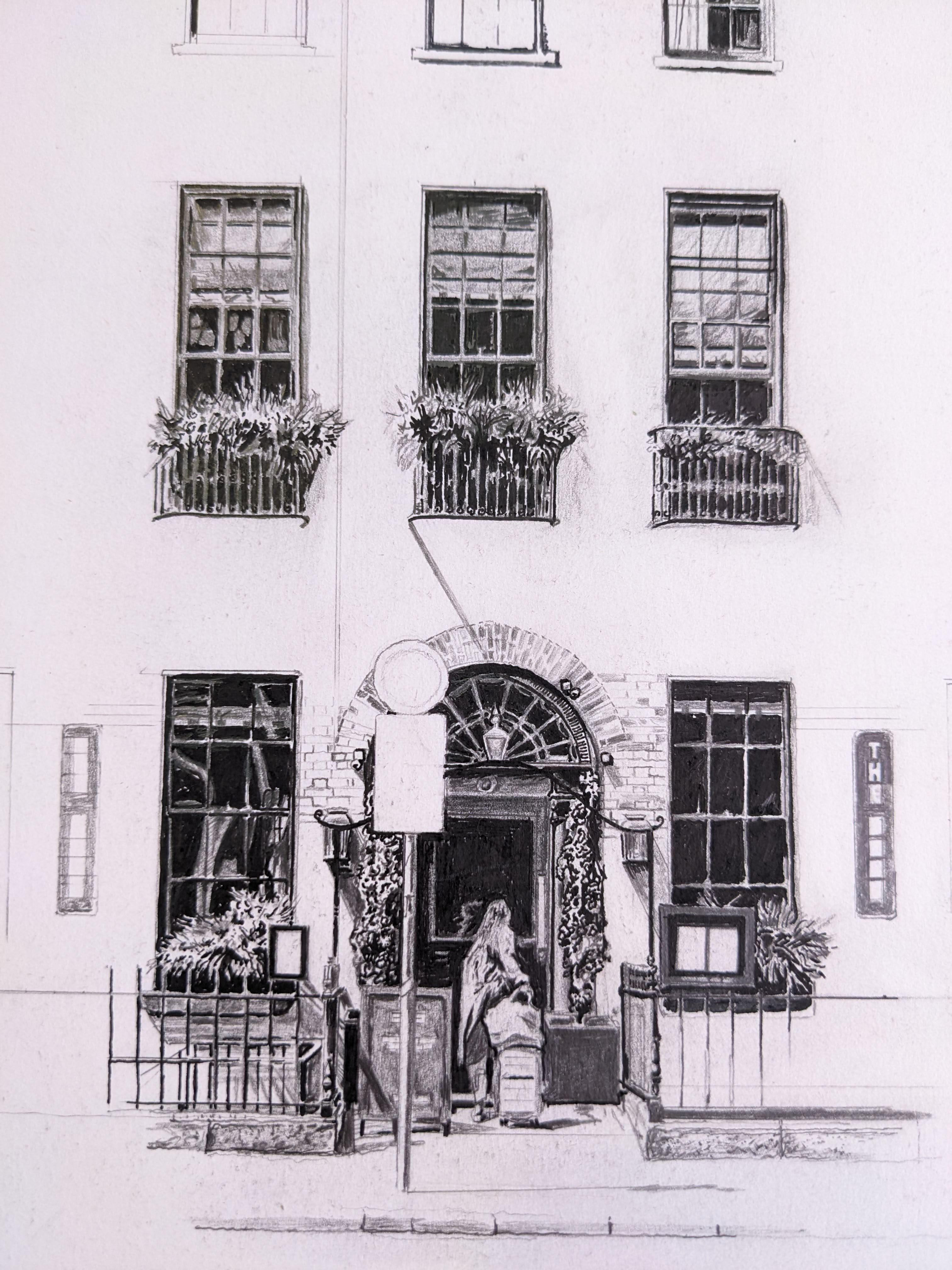 Early progress close-up